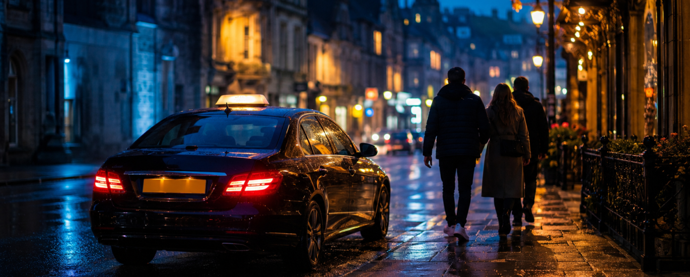 Late Night Taxi Service in Scottish City Centre