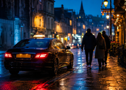 Late Night Taxi Service in Scottish City Centre