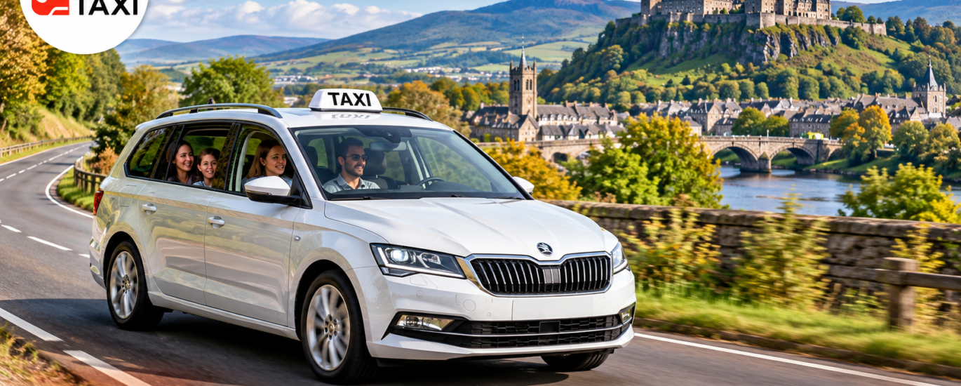 Taxi from Dunfermline to Stirling